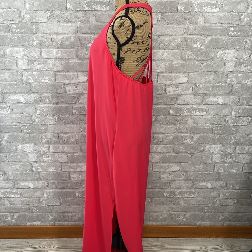 ENTRO Racerback Strappy Maxi Dress Lg - Picture 4 of 10